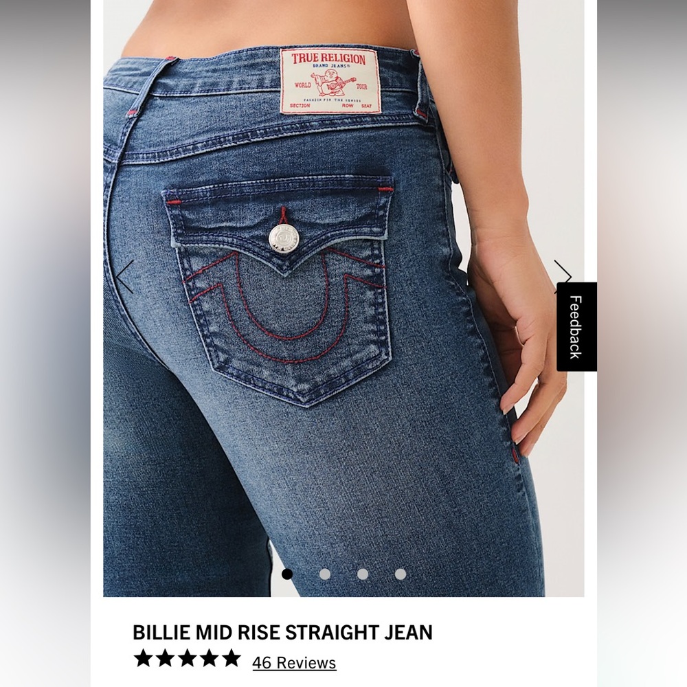 True Religion 🧲 Billie Jeans Women’s size 25